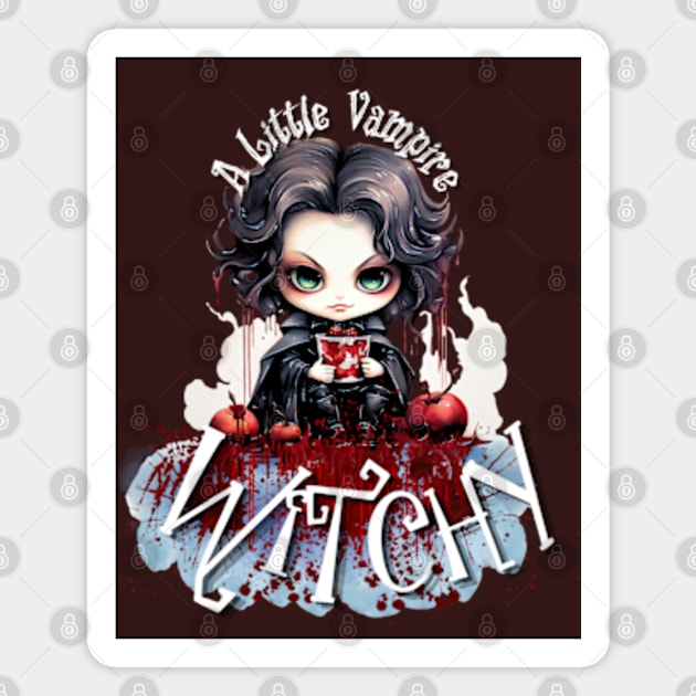 A Little Vampire Witchy Magnet by littlewitchylif